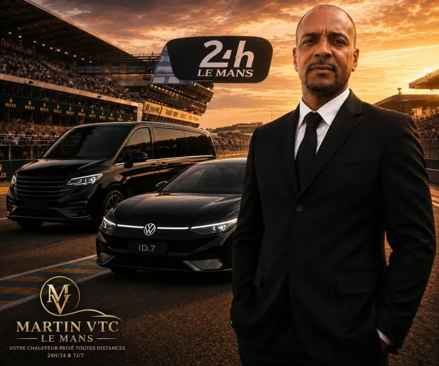 Chauffeur privé MARTIN VTC LE MANS en service